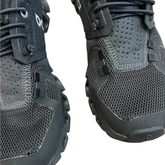 On Running Women's Black Trail Sneakers - Picture 6 of 7